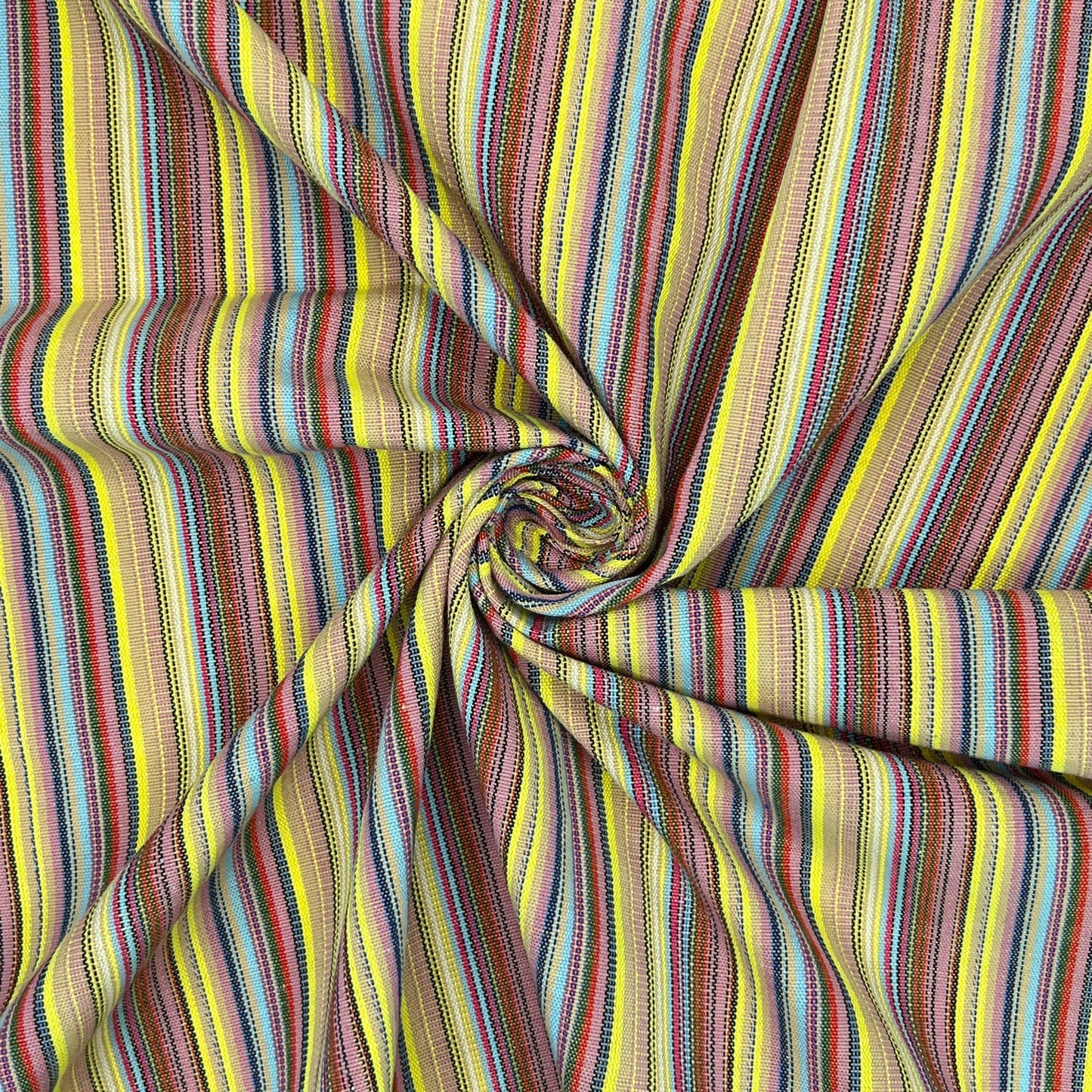 Mexicana Tapestry Stripe Fabric | Colour Woven Tapestry 142cm Wide – Sold by the Meter
