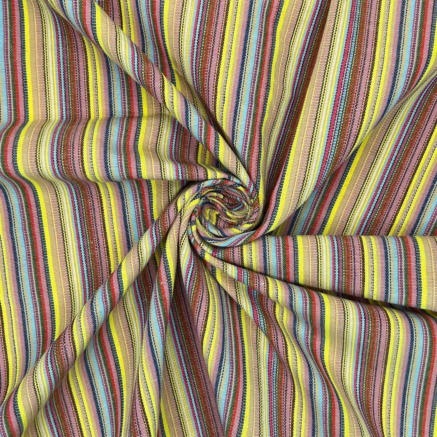 Mexicana Tapestry Stripe Fabric | Colour Woven Tapestry 142cm Wide – Sold by the Meter