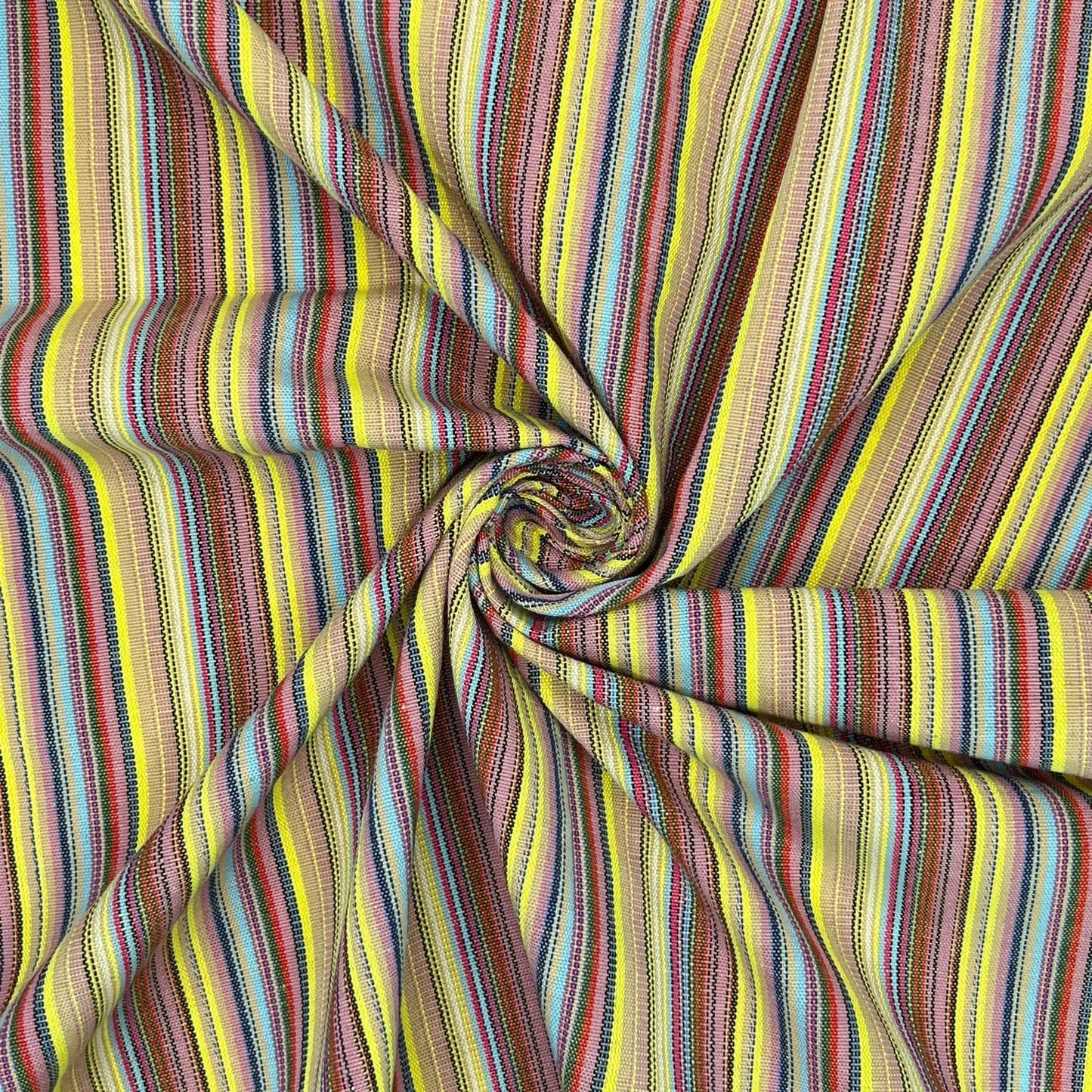 Mexicana Tapestry Stripe Fabric | Colour Woven Tapestry 142cm Wide â€“ 15M Roll