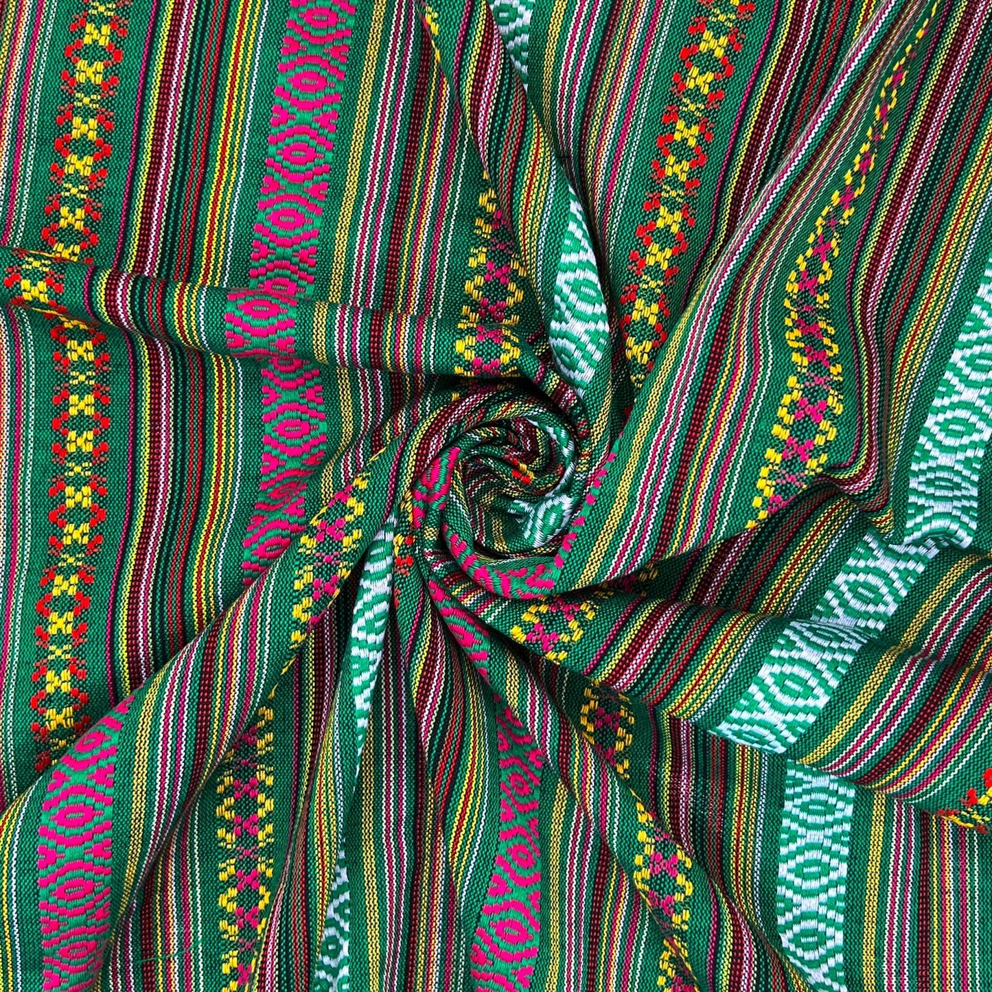 Mexicana Tapestry Stripe Fabric | Colour Woven Tapestry 142cm Wide – Sold by the Meter
