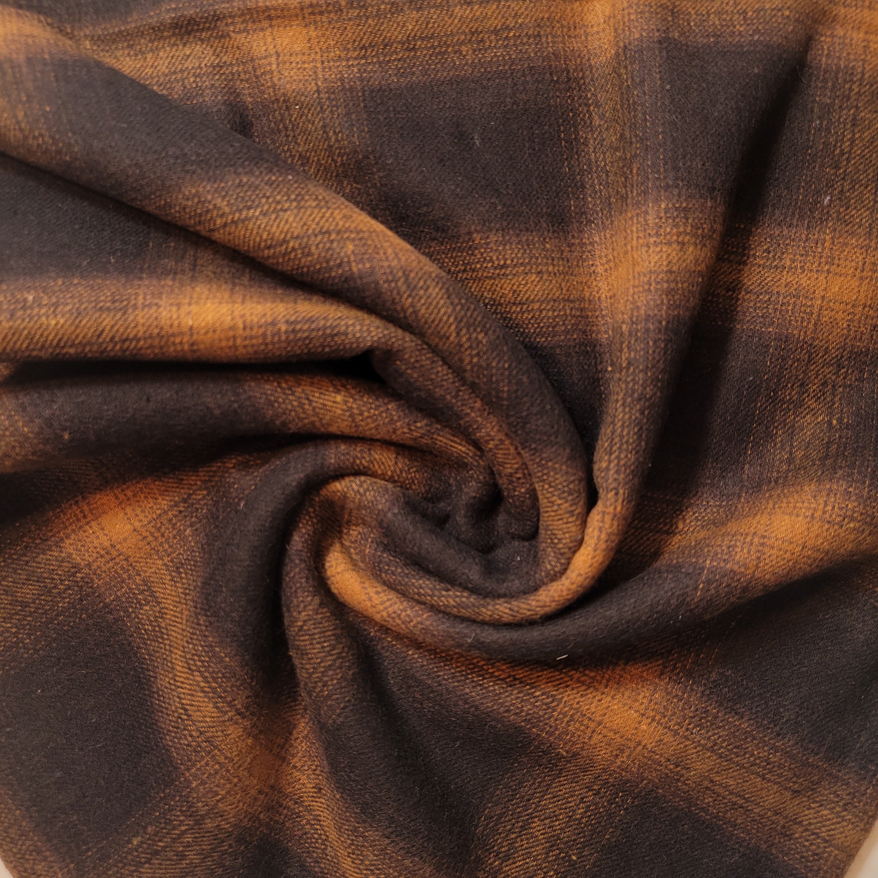 Mustard Grid Elegant 100% Brushed Cotton Flannel: Tartan Winceyette Cr ...