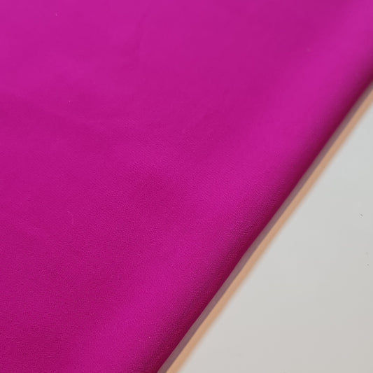 Magenta Chiffon Sheer Fabric Plain Soft Polyester Wedding Arch Dress Craft Material 44" By the Meter