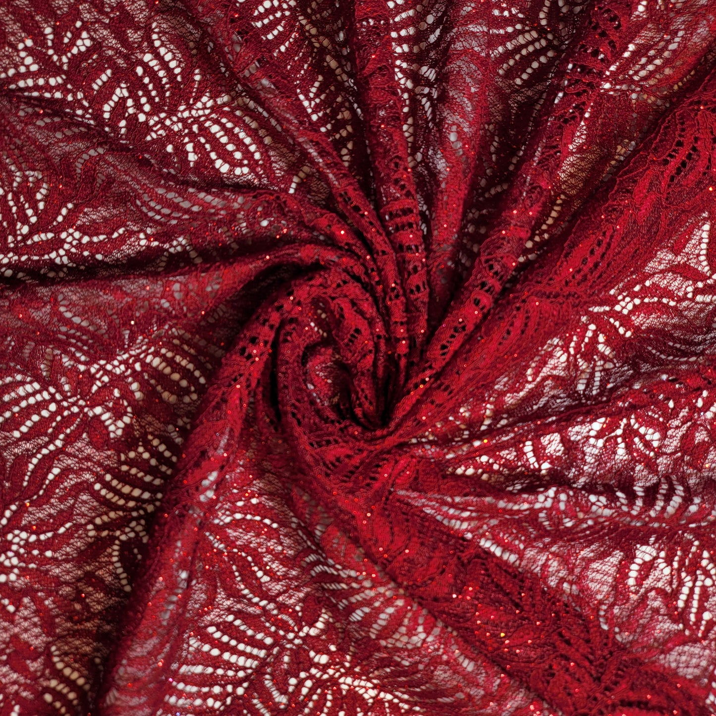 Maroon Corded Floral Stretch Floral Braut Spitze Stoff Polyester Mesh Elasthan Mischung Kleid Material 58" Meterware