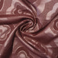 Luxurious Satin Jacquard Floral Upholstery Fabric – 58" for Curtains and Dressmaking (Mauve Floral)