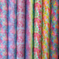 Rainbow & Mermaid Glitter PU Backed Fabric | Sparkle Leatherette 55" (140cm) Wide â€“ Sold by the Meter