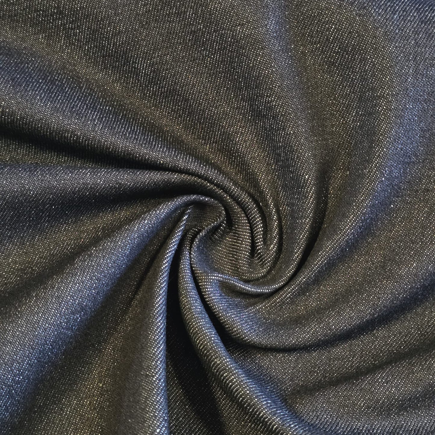Midnight Blue Denim Fabric 12oz Heavy Weight – Extra Wide 180cm | Premium Quality Material for Dressmaking, Crafts & Costumes By The Meter