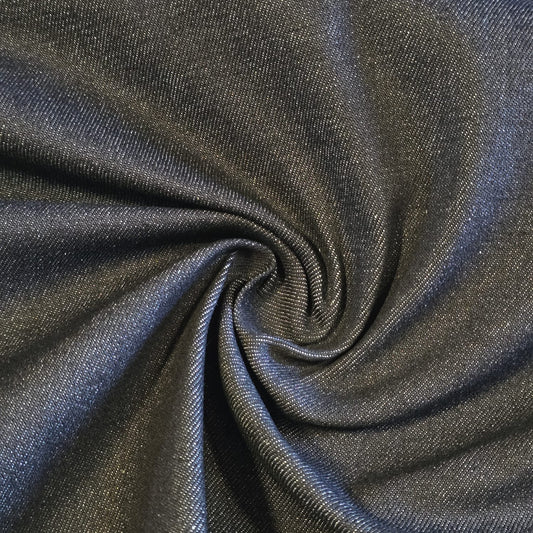 Midnight Blue Denim Fabric 12oz Heavy Weight – Extra Wide 180cm | Premium Quality Material for Dressmaking, Crafts & Costumes By The Meter