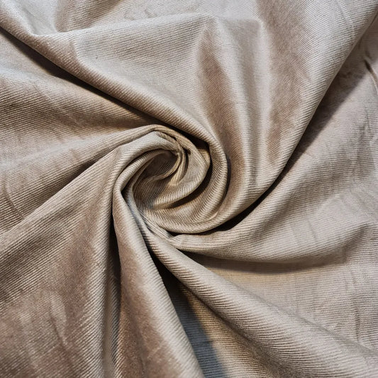 Nerz 100 % Baumwollkordel gewebt Samt Cord Stoff Polsterung Kleid Material 58" pro Meter