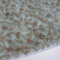 Mint Elegant Embroidered Net Fabric with Metallic Thread Work 44" By The Meter