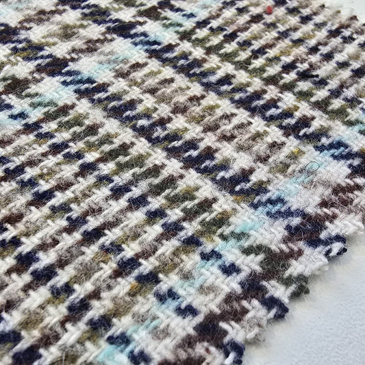 Multi Plaid Italian Wool Blend Fabric – Premium Coat, Jacket, Dress & Costume Material – 58" Wide