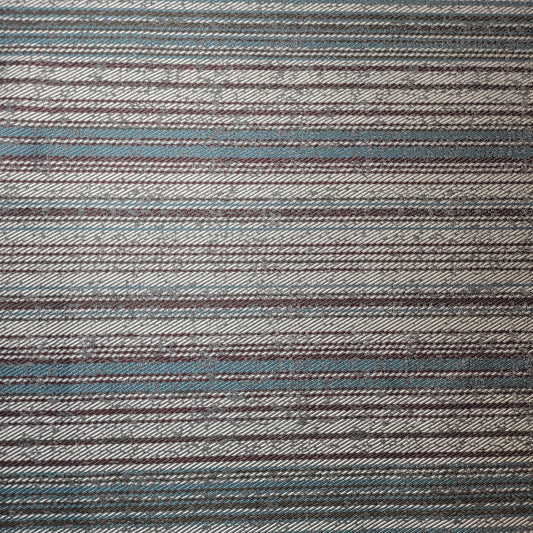 * Clearance * Geometric Stripes & Tartan Chenille Tapestry-Inspired Medium to Heavyweight Curtain & Upholstery Fabrics – 58" Wide",  Sold by the Meter (Multi Stripe Tweed )