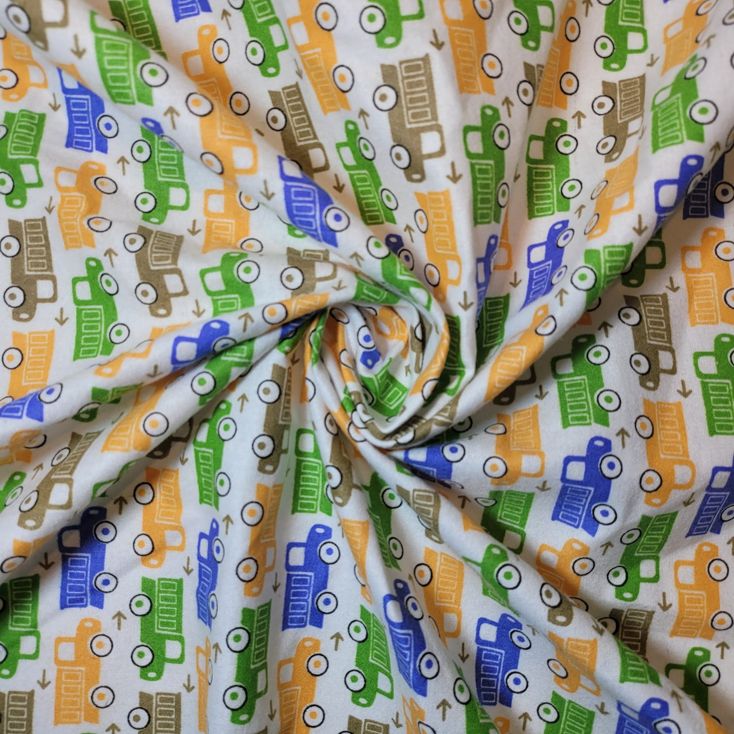 44" Bedruckter hochwertiger weicher Flanellstoff aus 100 % Baumwolle mit Ring-/Herz-/Geldbörsen-/Musik-Aufdruck