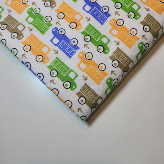 44" Bedruckter hochwertiger weicher Flanellstoff aus 100 % Baumwolle mit Ring-/Herz-/Geldbörsen-/Musik-Aufdruck