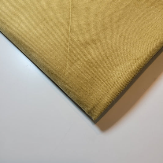 Senfgelber Cordstoff aus 100 % Baumwolle, gewebt, Samt, Cordstoff, Polsterstoff, Kleidermaterial, 147,3 cm