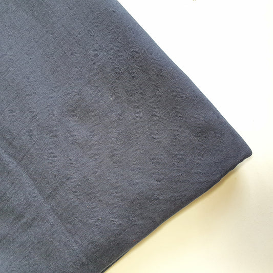 Marineblauer Double Gauze 100% Baumwollstoff Kleid Doppeltuch Musselin Material Meterware 58"