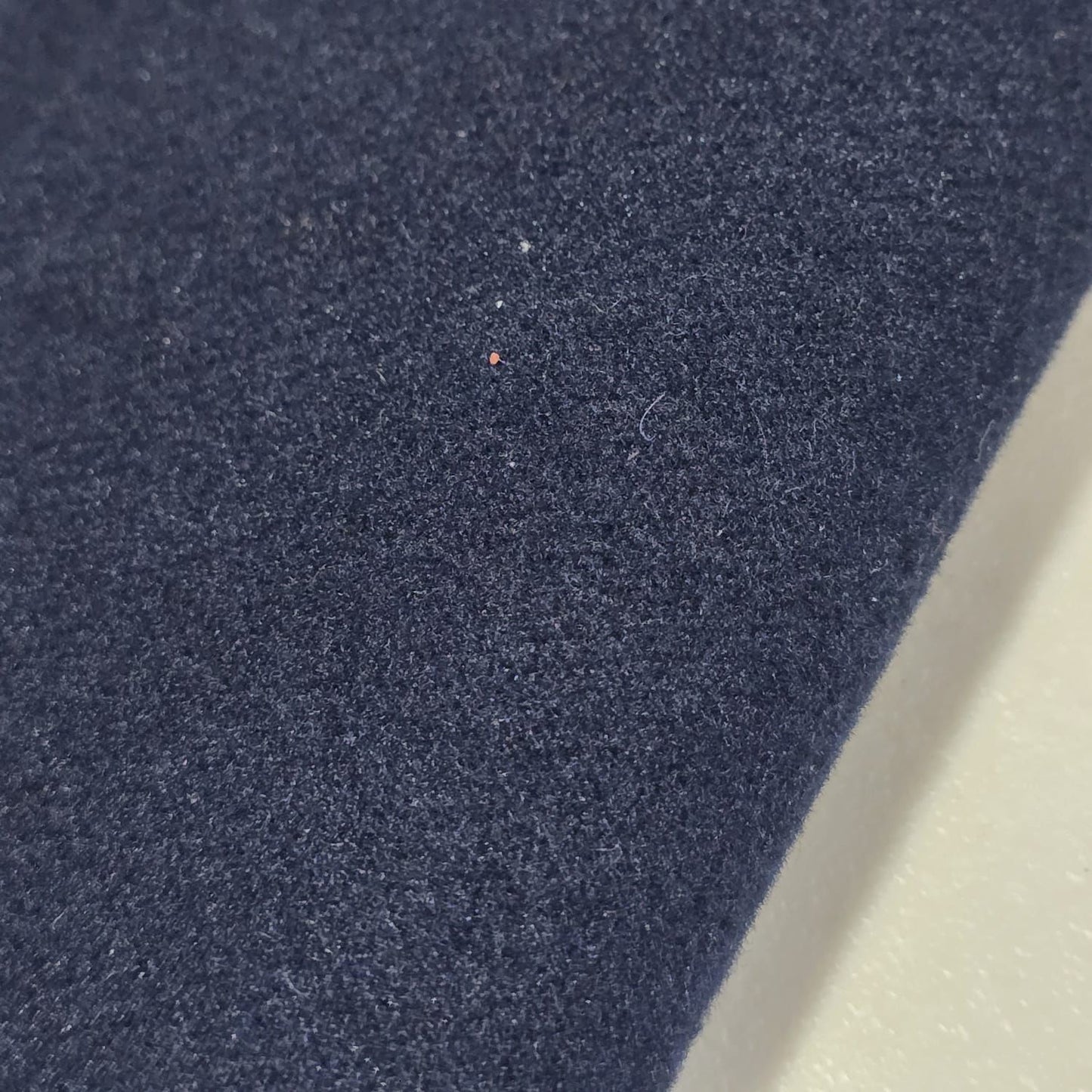 Navy Blue Plain Dyed Washable Wool Fabric Ideal For Coats and Scarfs 58" Wide By The Meter