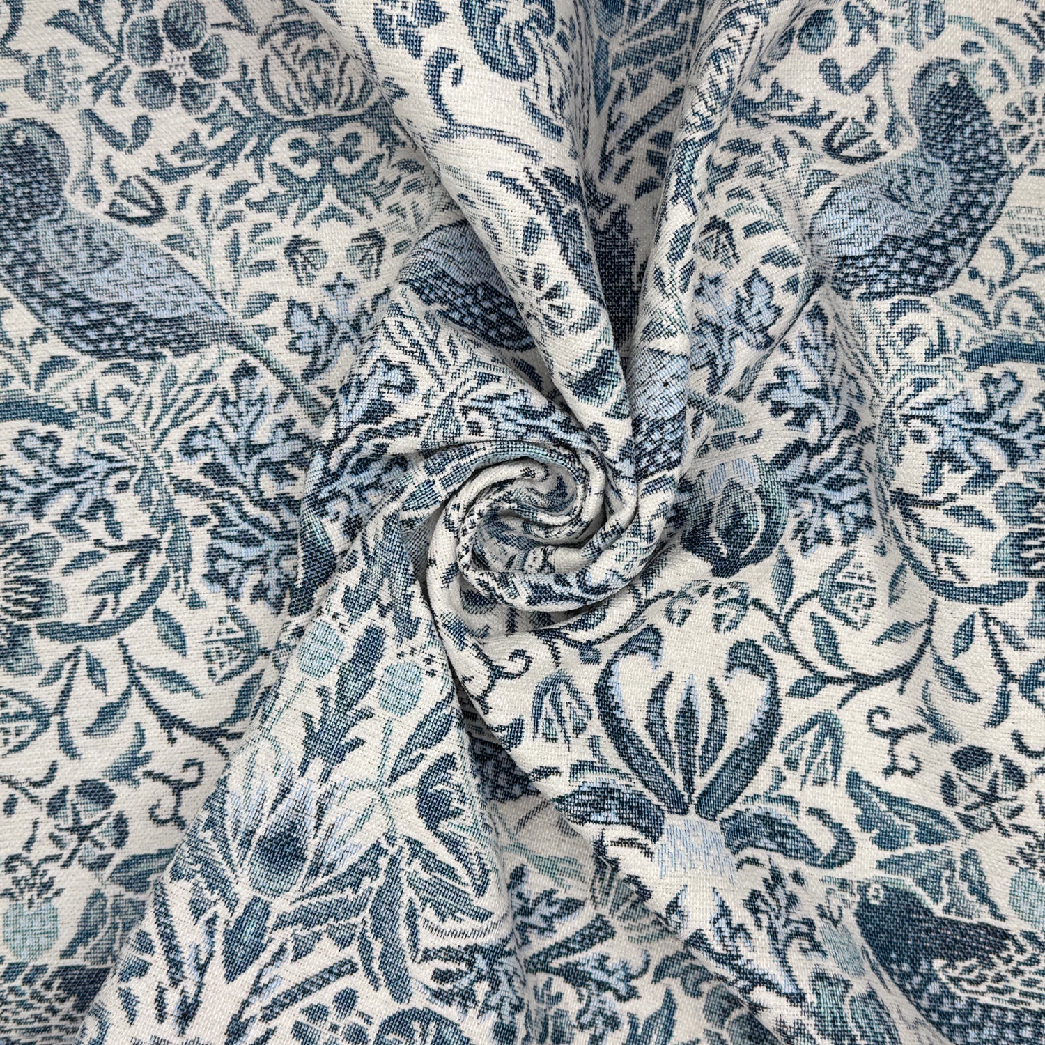 William Morris Cotton Rich Chenille Fabric | Luxury Upholstery 140cm Wide – Sold by the Meter