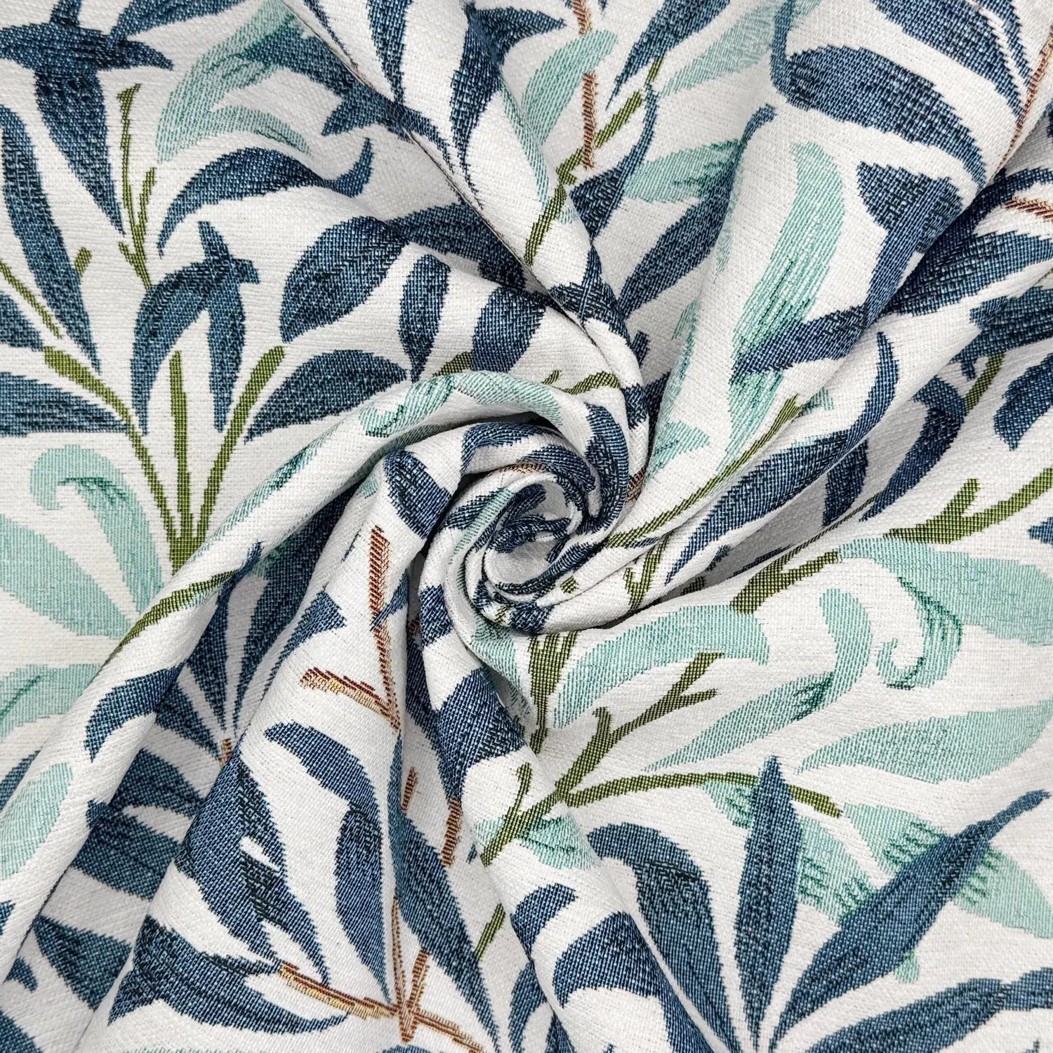 William Morris Cotton Rich Chenille Fabric | Luxury Upholstery 140cm Wide â€“ 15M Roll