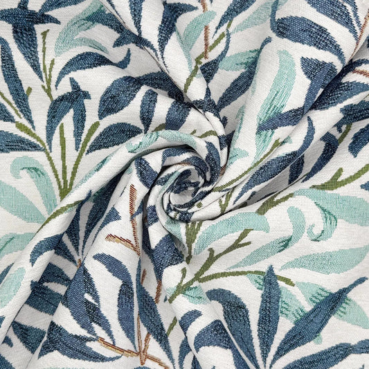 William Morris Cotton Rich Chenille Fabric | Luxury Upholstery 140cm Wide â€“ 15M Roll