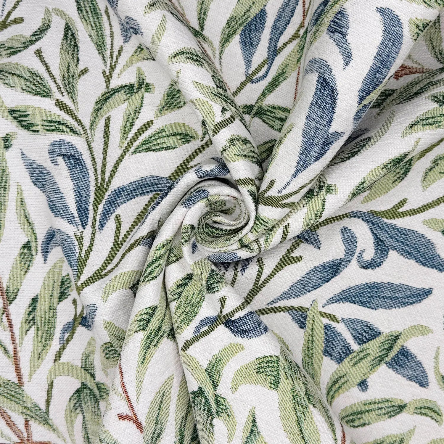 William Morris Cotton Rich Chenille Fabric | Luxury Upholstery 140cm Wide â€“ 15M Roll