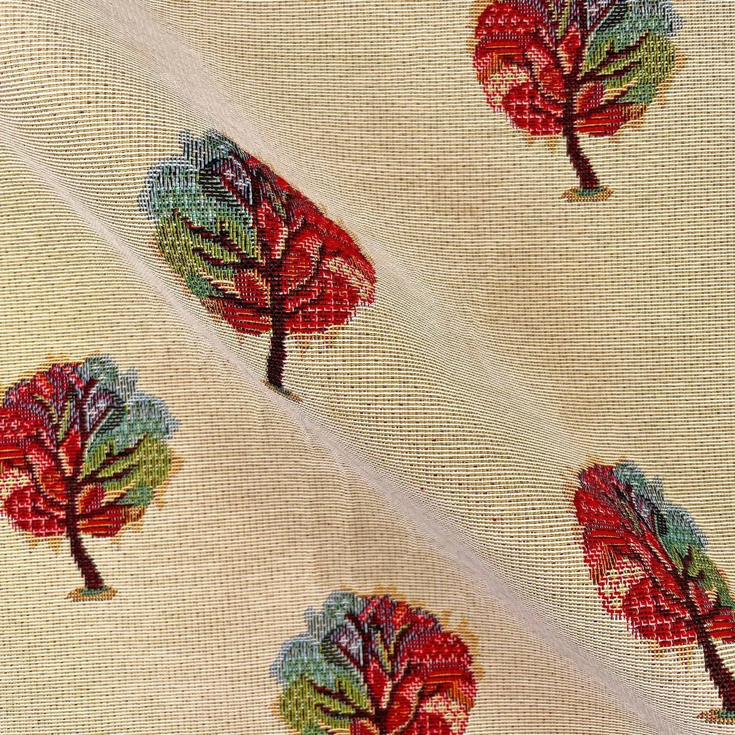 New World Tapestry All Over Fabric | Luxury Cotton Rich Tapestry 140cm Wide â€“ 15M Roll