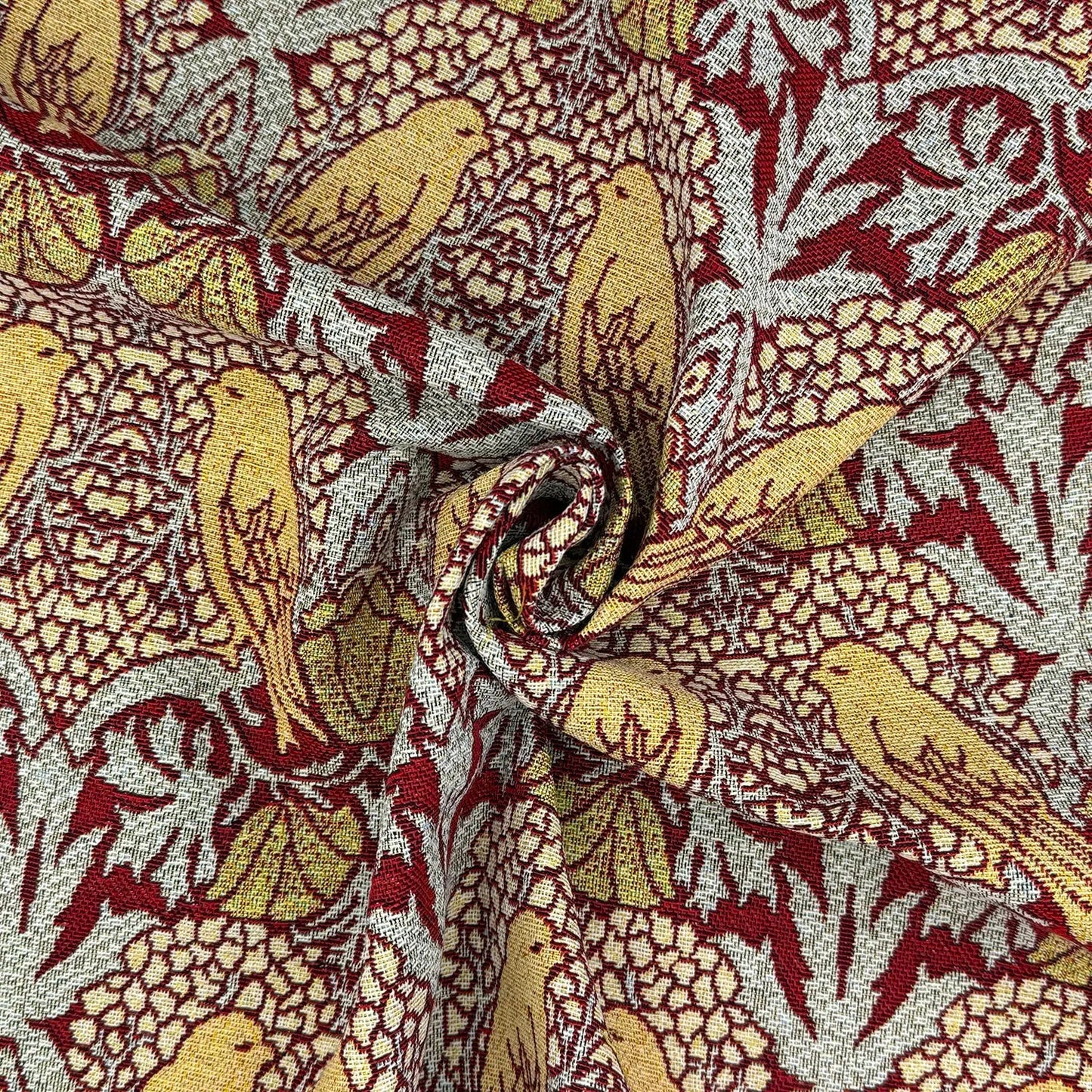Double Selvedge Side-Matching Cotton Rich Tapestry Fabric | Luxury European Weave 55" (140cm) Wide â€“ 15M Roll