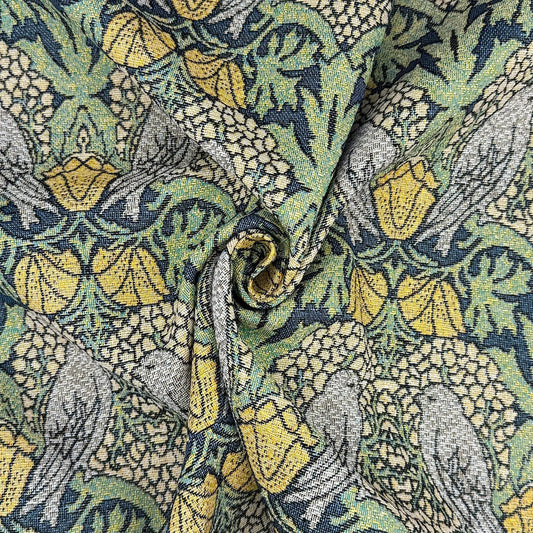 Double Selvedge Side-Matching Cotton Rich Tapestry Fabric | Luxury European Weave 55" (140cm) Wide â€“ 15M Roll