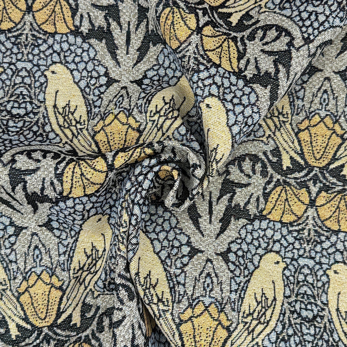Double Selvedge Side-Matching Cotton Rich Tapestry Fabric | Luxury European Weave 55" (140cm) Wide – Sold by the Meter