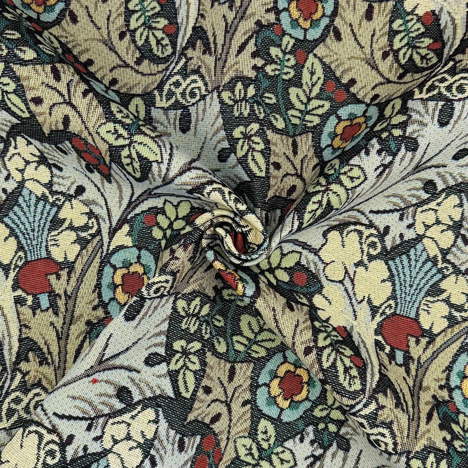 Double Selvedge Side-Matching Cotton Rich Tapestry Fabric | Luxury European Weave 55" (140cm) Wide â€“ 15M Roll
