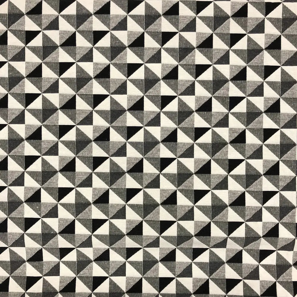 New World Tapestry Black & White Fabric | Luxury Cotton Rich Tapestry 55" (140cm) Wide â€“ 15M Roll