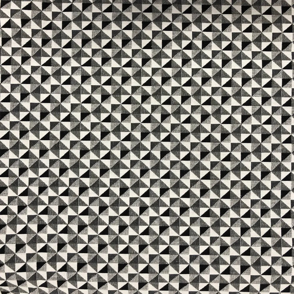 New World Tapestry Black & White Fabric | Luxury Cotton Rich Tapestry 55" (140cm) Wide â€“ 15M Roll