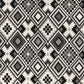 New World Tapestry Black & White Fabric | Luxury Cotton Rich Tapestry 55" (140cm) Wide – Sold by the Meter
