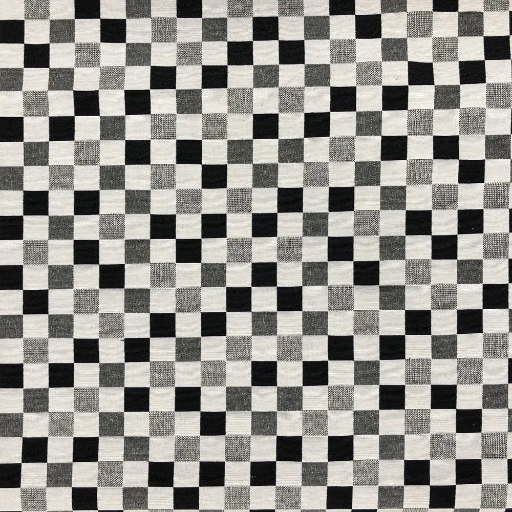 New World Tapestry Black & White Fabric | Luxury Cotton Rich Tapestry 55" (140cm) Wide â€“ 15M Roll