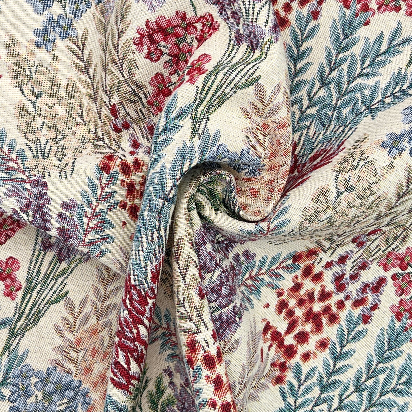 Luxury Weight Cotton Rich Tapestry Fabric | New World Full Colour 55" (140cm) Wide – Sold by the Meter