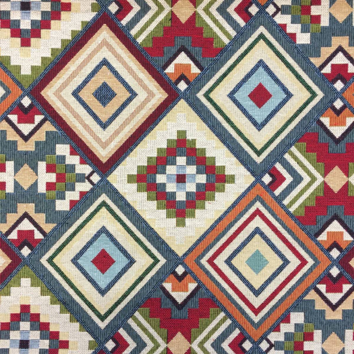 Luxury Weight Cotton Rich Tapestry Fabric | New World Full Colour 55" (140cm) Wide – Sold by the Meter