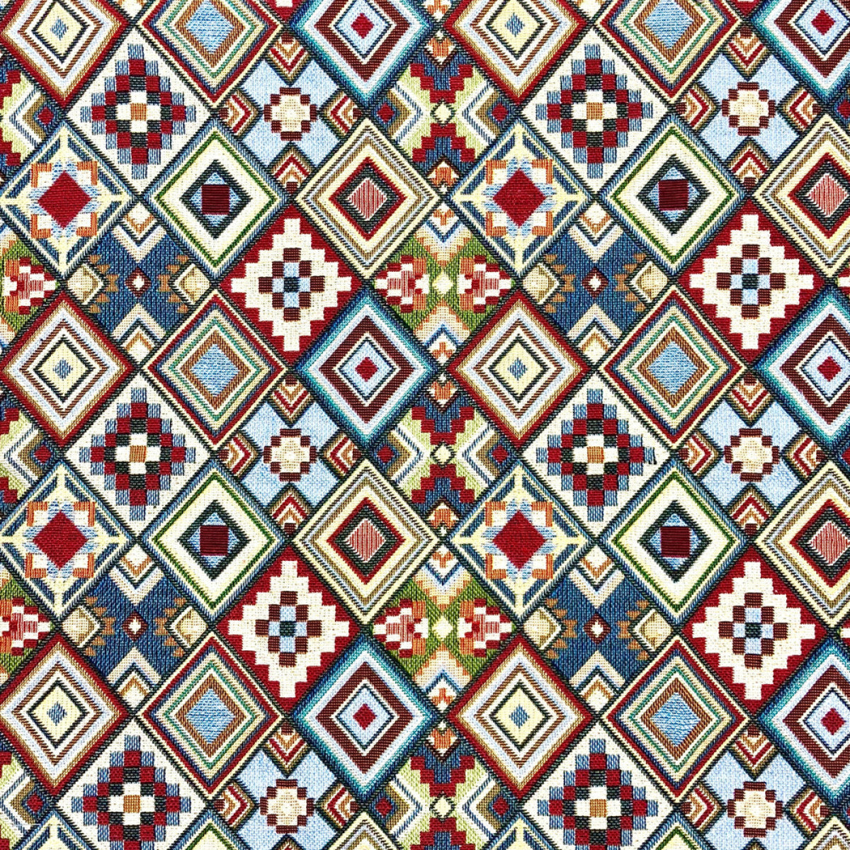 Luxury Weight Cotton Rich Tapestry Fabric | New World Full Colour 55" (140cm) Wide – Sold by the Meter