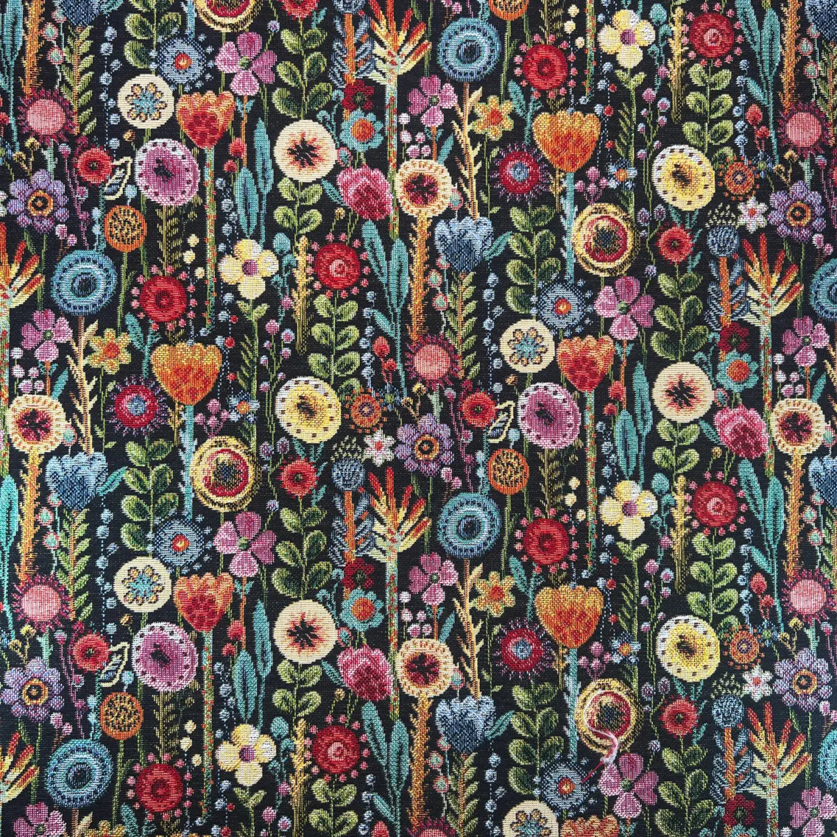Luxury Cotton Rich Tapestry Fabric â€“ New World Full Colour 55" (140cm) Wide â€“ 15M Roll