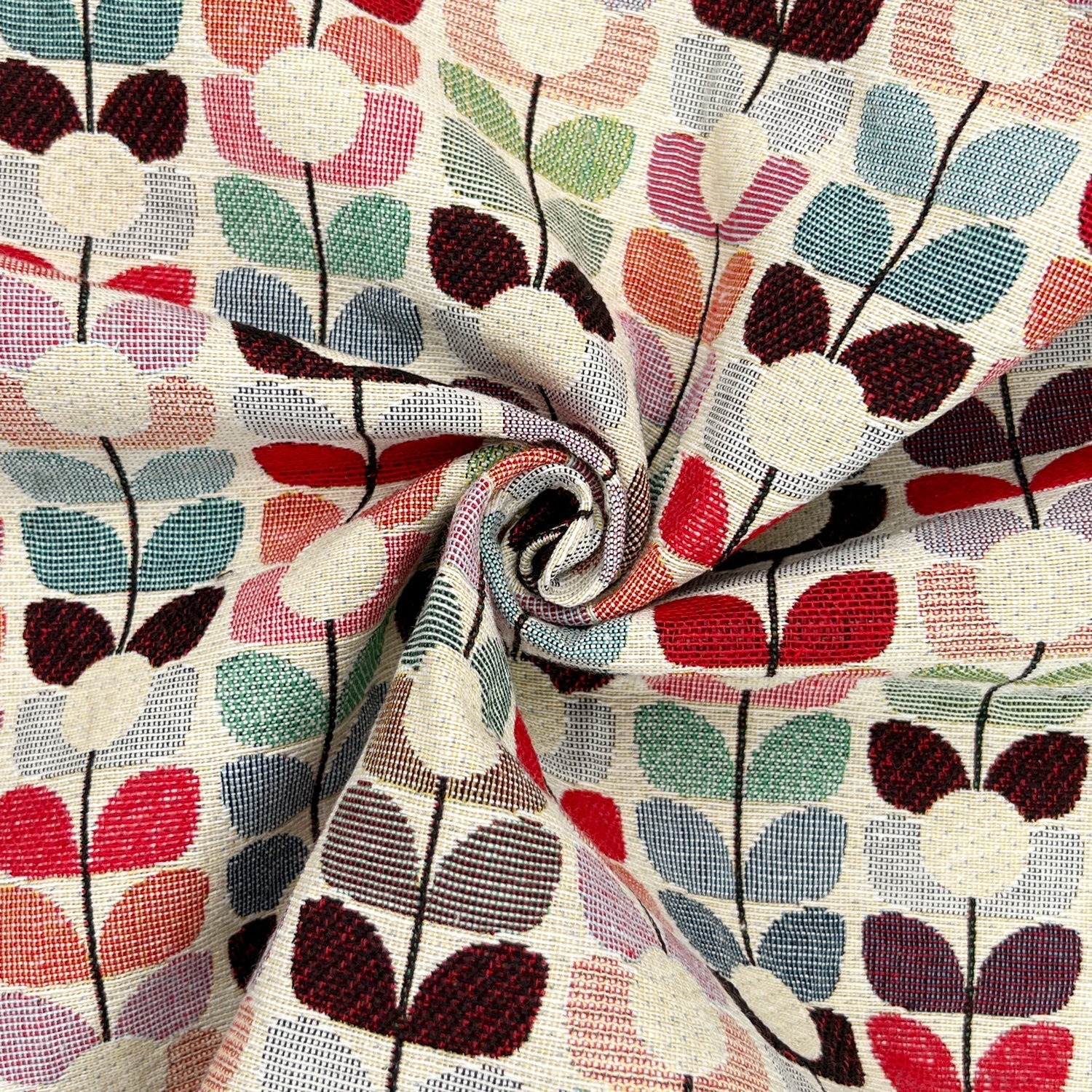 Luxury Weight Cotton Rich Tapestry Fabric | New World Full Colour 55" (140cm) Wide – Sold by the Meter