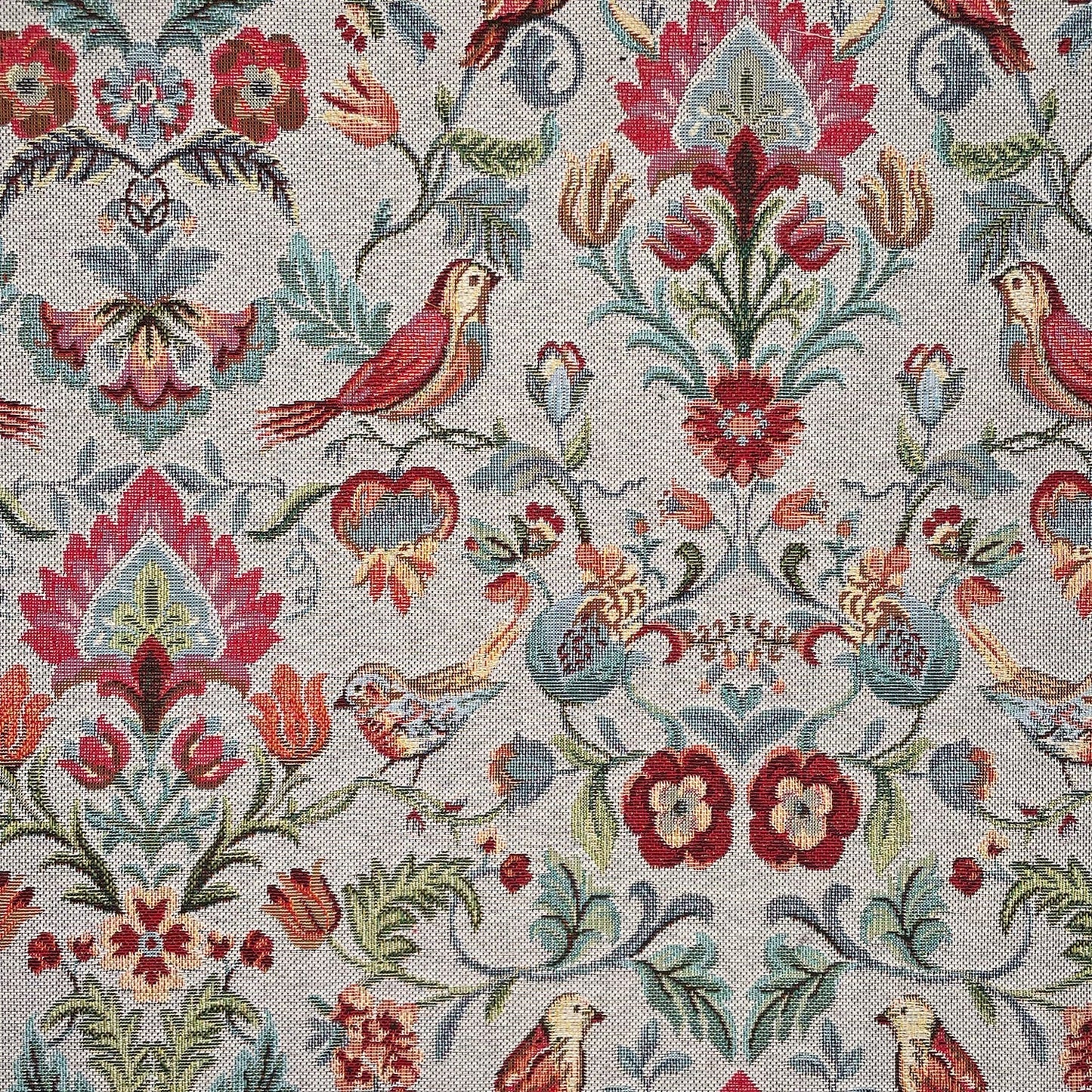 Luxury Weight Cotton Rich Tapestry Fabric | New World Full Colour 55" (140cm) Wide – Sold by the Meter