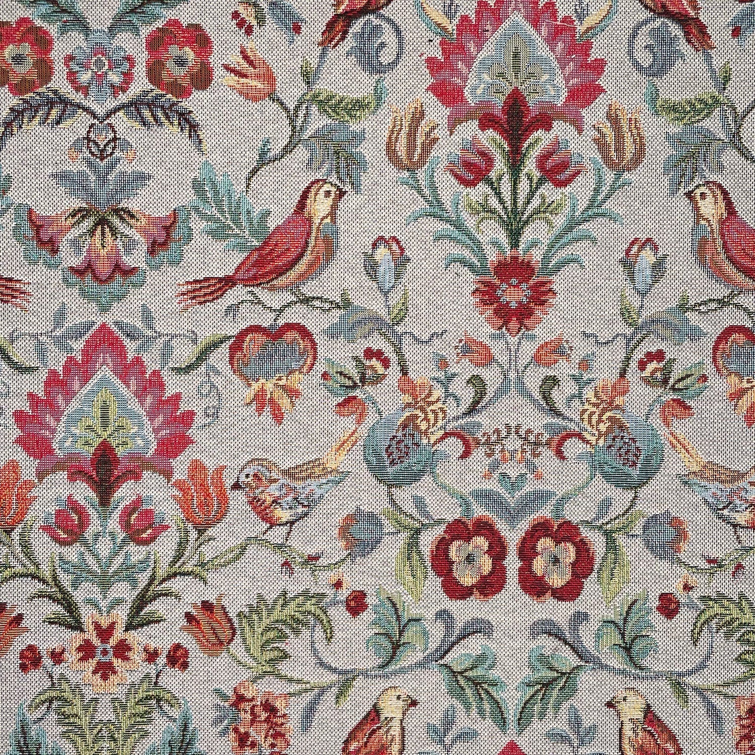 Luxury Weight Cotton Rich Tapestry Fabric | New World Full Colour 55" (140cm) Wide – Sold by the Meter
