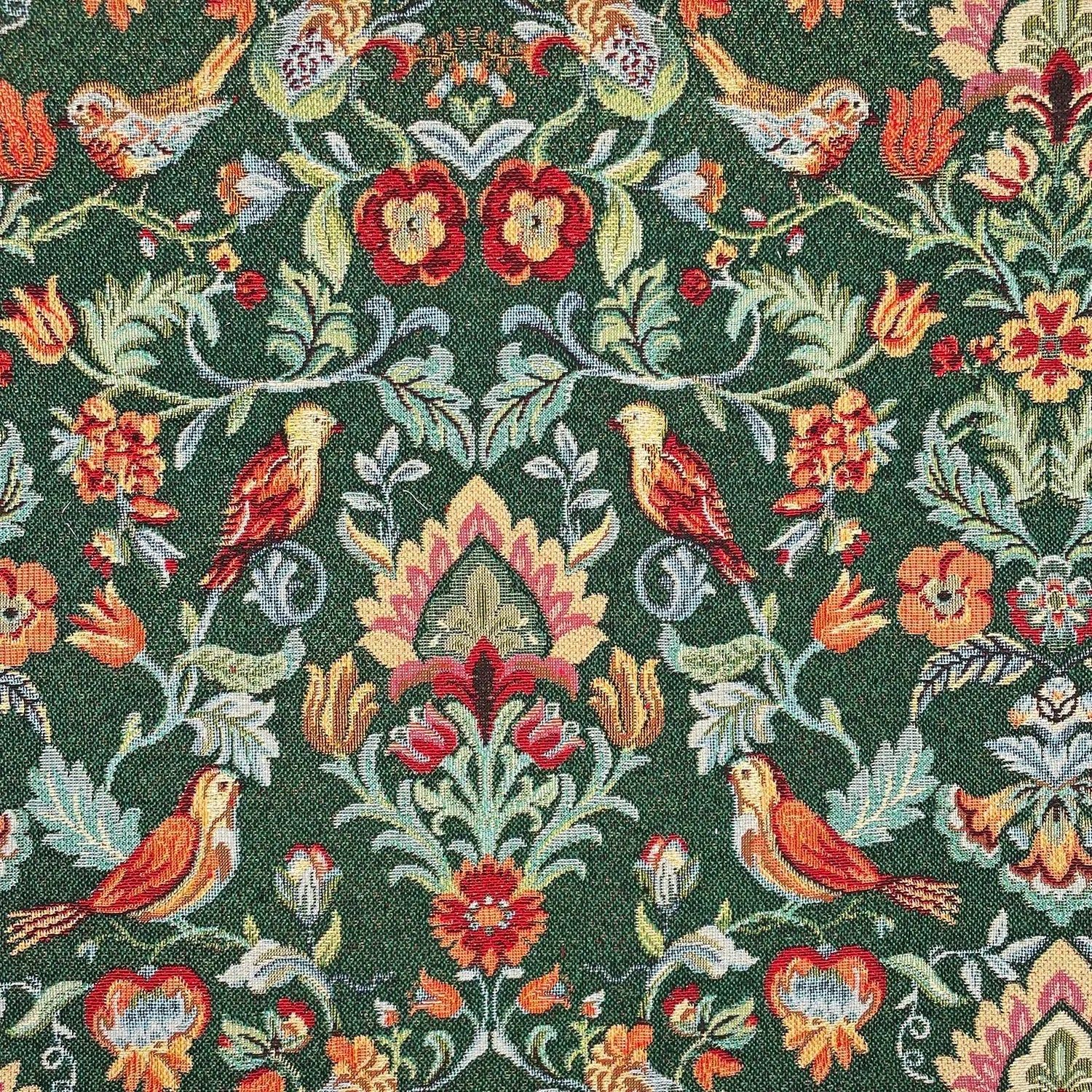 Luxury Cotton Rich Tapestry Fabric â€“ New World Full Colour 55" (140cm) Wide â€“ 15M Roll