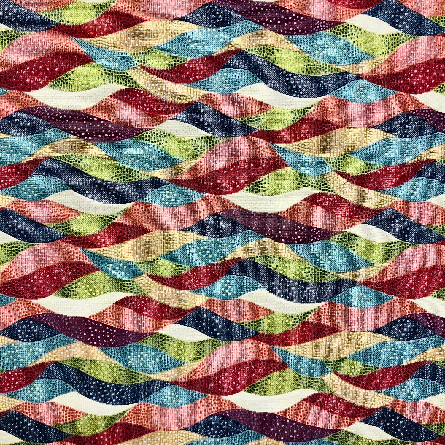Luxury Weight Cotton Rich Tapestry Fabric | New World Full Colour 55" (140cm) Wide – Sold by the Meter