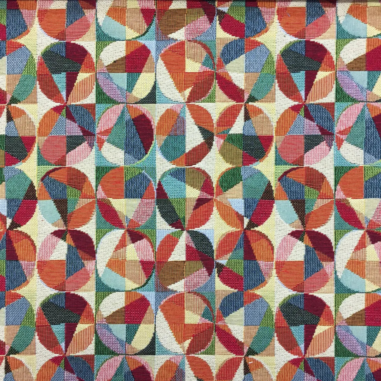 Luxury Cotton Rich Tapestry Fabric â€“ New World Full Colour 55" (140cm) Wide â€“ 15M Roll