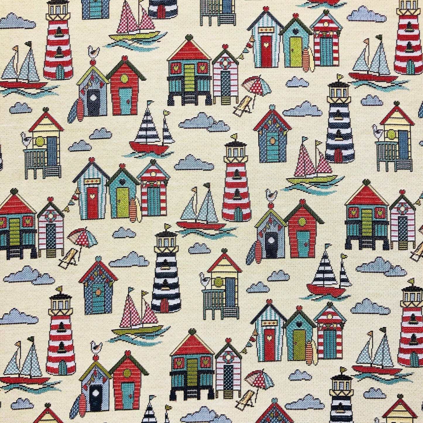 Luxury Weight Cotton Rich Tapestry Fabric | New World Full Colour 55" (140cm) Wide – Sold by the Meter