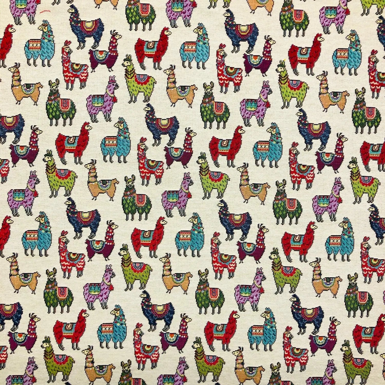 Luxury Weight Cotton Rich Tapestry Fabric | New World Full Colour 55" (140cm) Wide â€“ Sold by the Meter