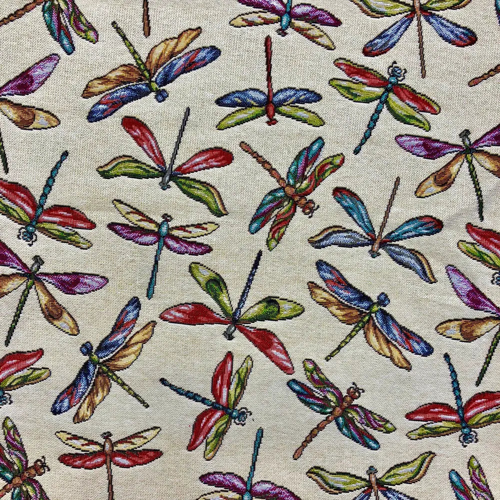 Luxury Cotton Rich Tapestry Fabric â€“ New World Full Colour 55" (140cm) Wide â€“ 15M Roll