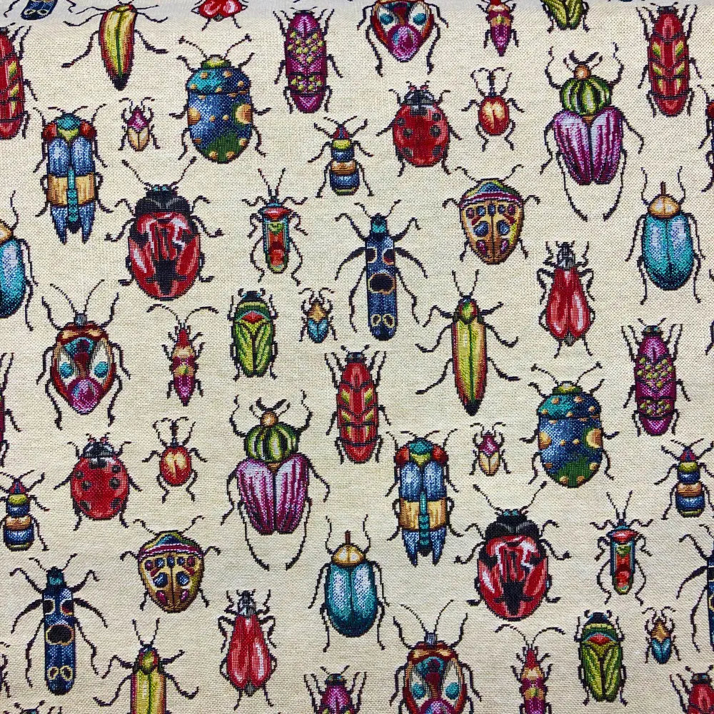 Luxury Weight Cotton Rich Tapestry Fabric | New World Full Colour 55" (140cm) Wide â€“ Sold by the Meter