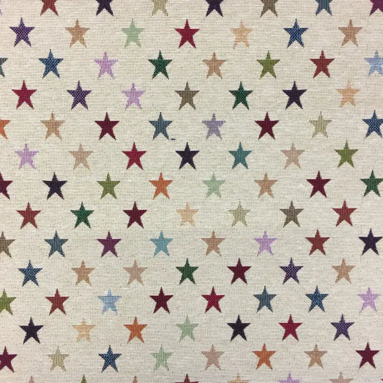 Luxury Cotton Rich Tapestry Fabric â€“ New World Full Colour 55" (140cm) Wide â€“ 15M Roll