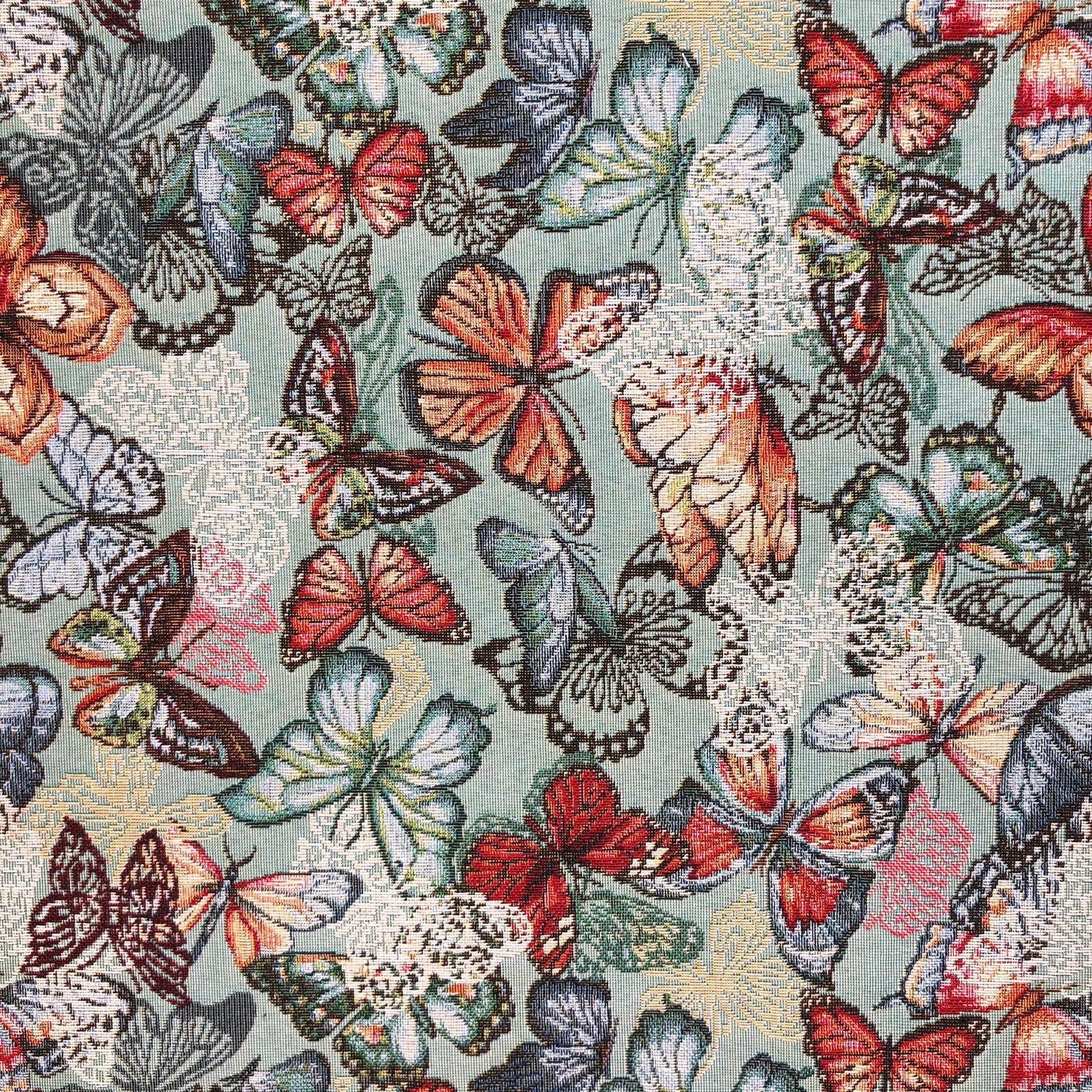 Luxury Cotton Rich Tapestry Fabric â€“ New World Full Colour 55" (140cm) Wide â€“ 15M Roll