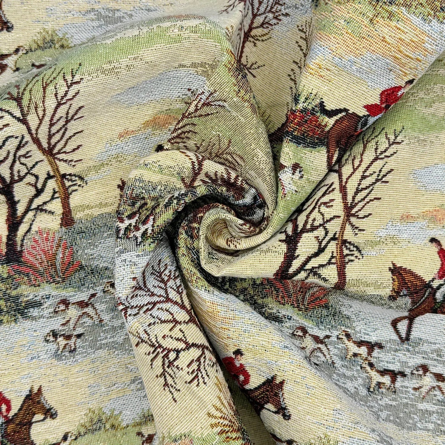 Luxury Weight Cotton Rich Tapestry Fabric | New World Full Colour 55" (140cm) Wide â€“ Sold by the Meter